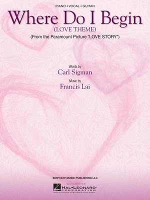 cover image of Where Do I Begin (Love Theme) (Sheet Music)